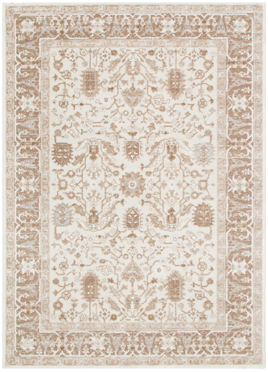 Beige Border Rug Sierra Oriental Border Beige Rug – All Modern Design