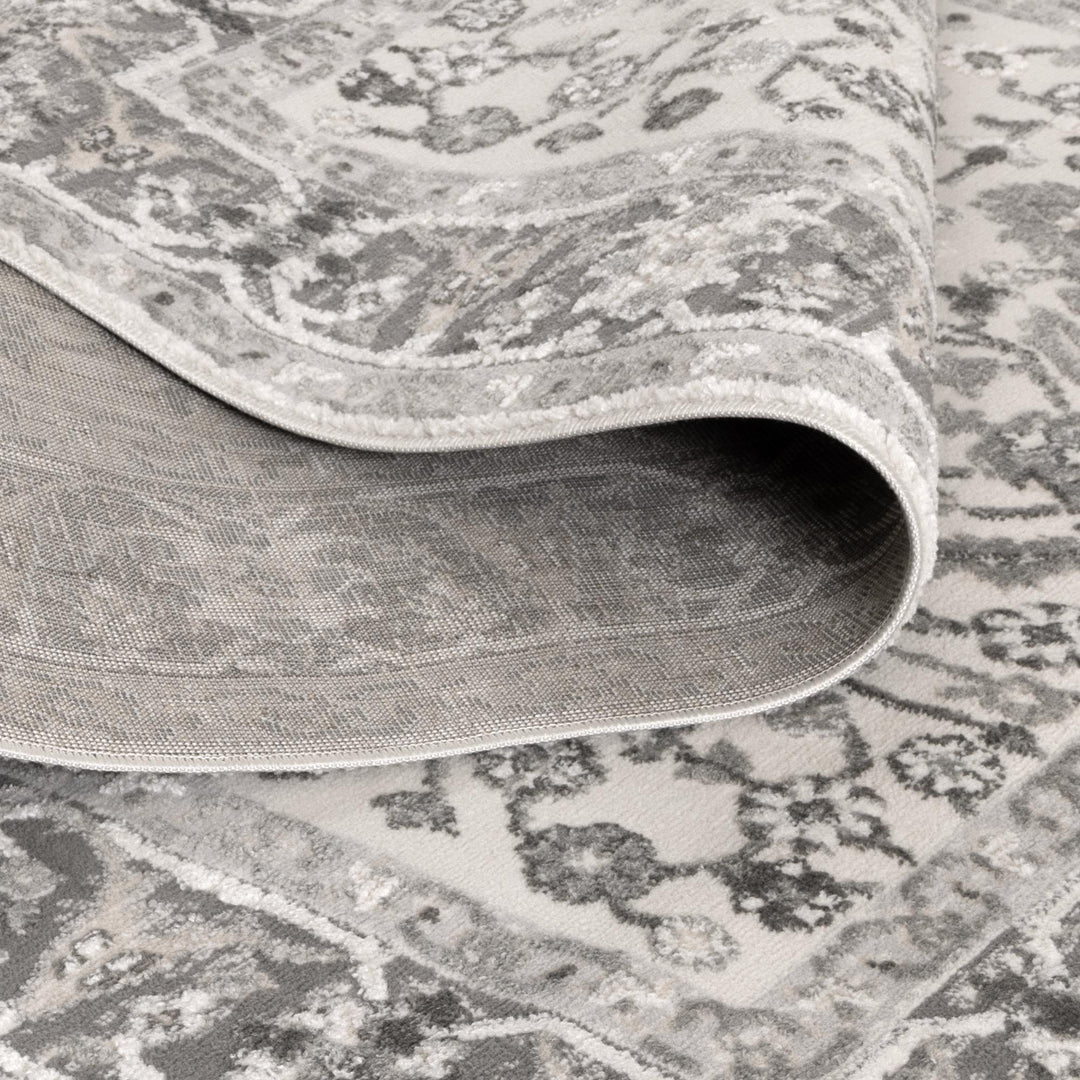 Sierra Oriental Border Grey Rug