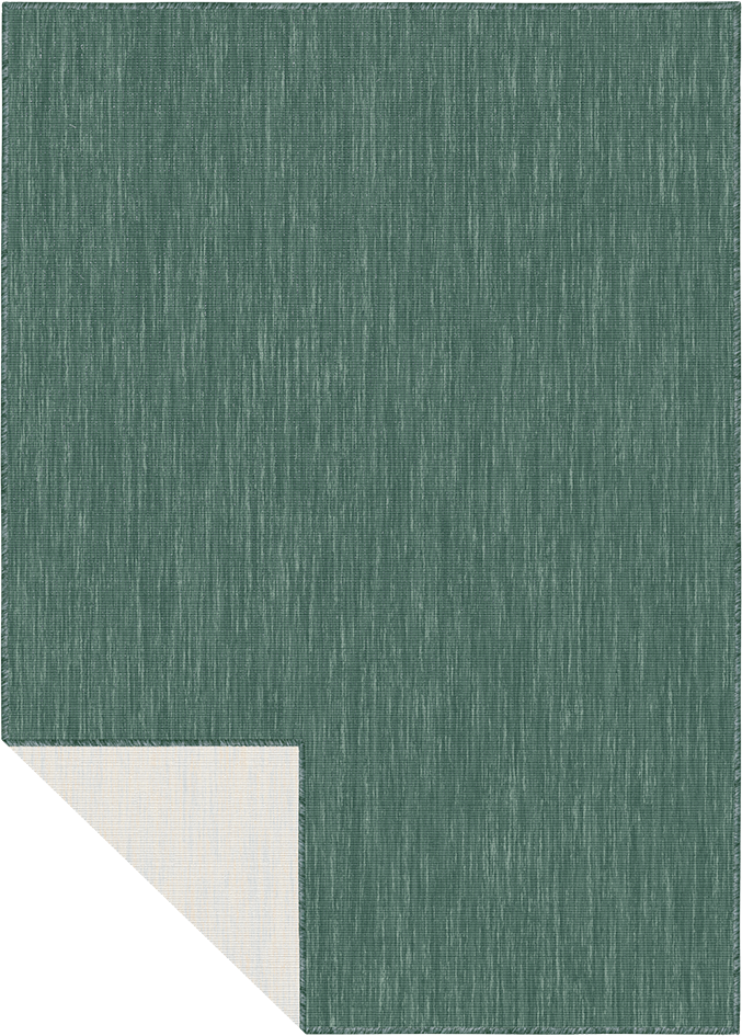 PLAIN REVERSIBLE GREEN INDOOR OUTDOOR FLOOR RUG