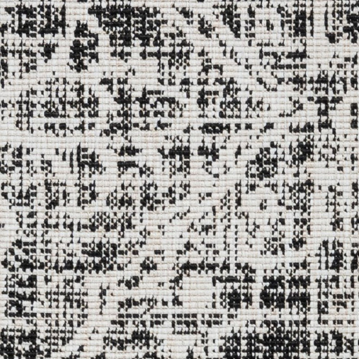 Denver INDOOR OUTDOOR FLORAL BLACK FLOOR RUG