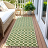 Vista Tito Green Runner Rug
