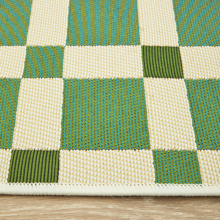 Vista Tito Green Runner Rug