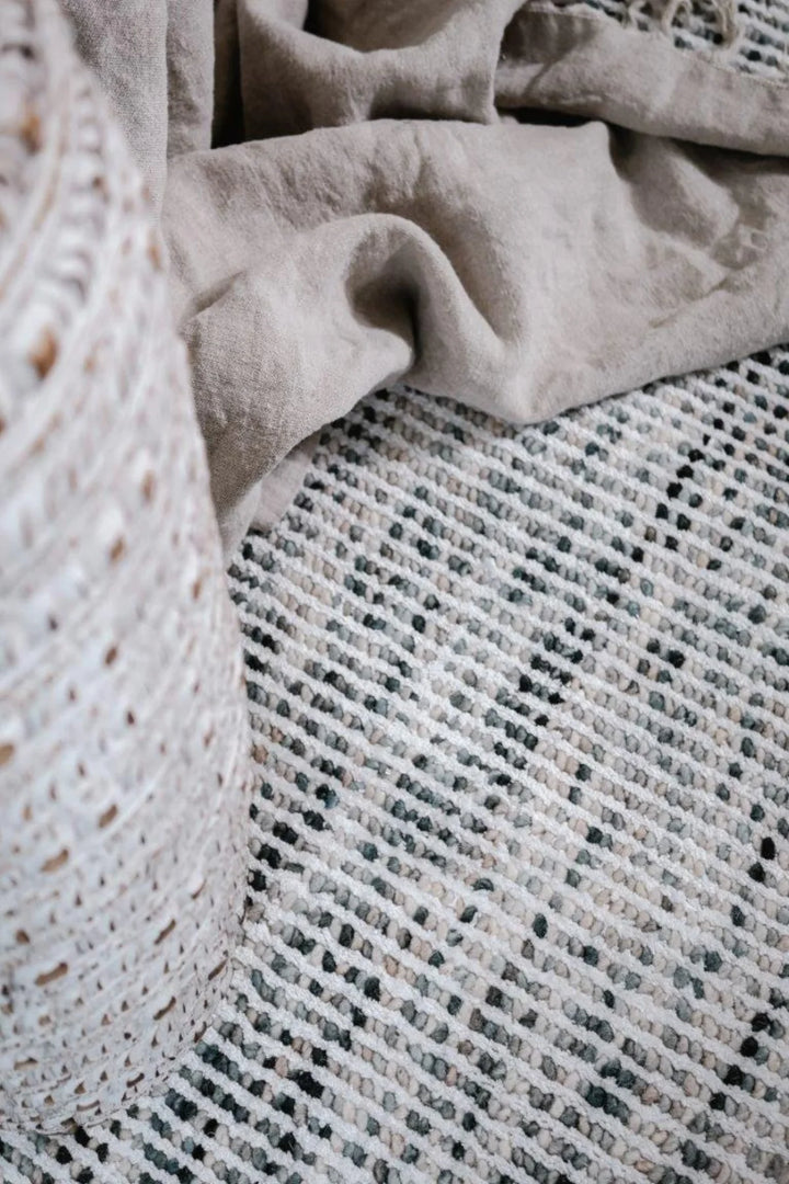 Monaco Snow Hand Woven Floor Rug