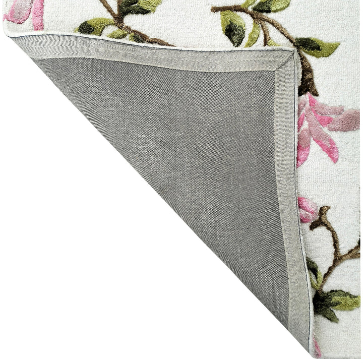 AMBER Ivory Multi Pure Wool Hand Tufted Floor rug