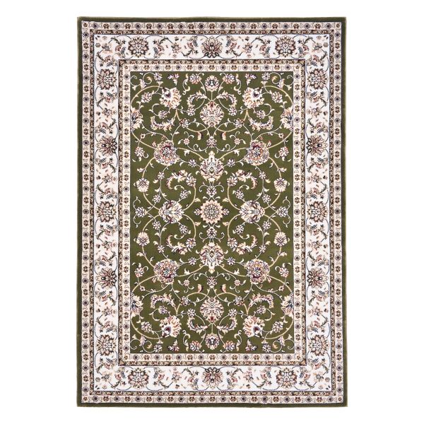 Allover Traditional Green Floor Rug