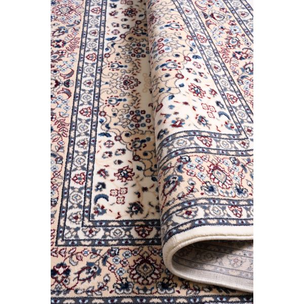 Medallion Traditional Ivory Floor Rug
