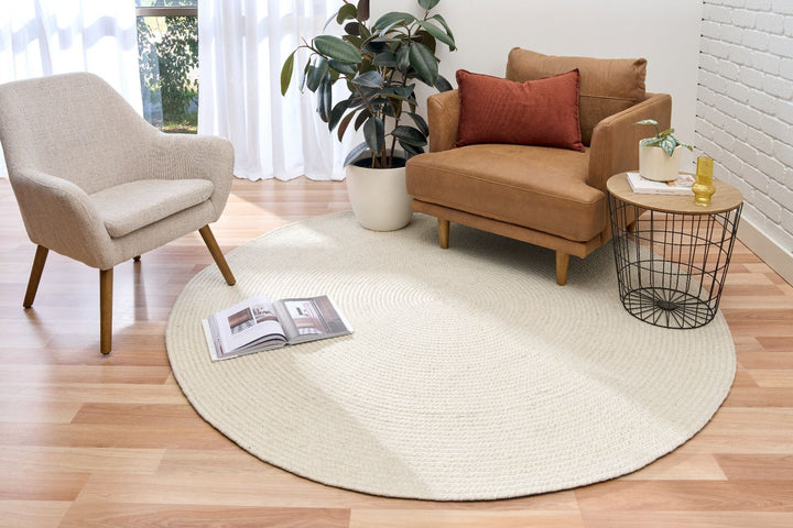CUBA IVORY HAND WOVEN FLOOR RUG