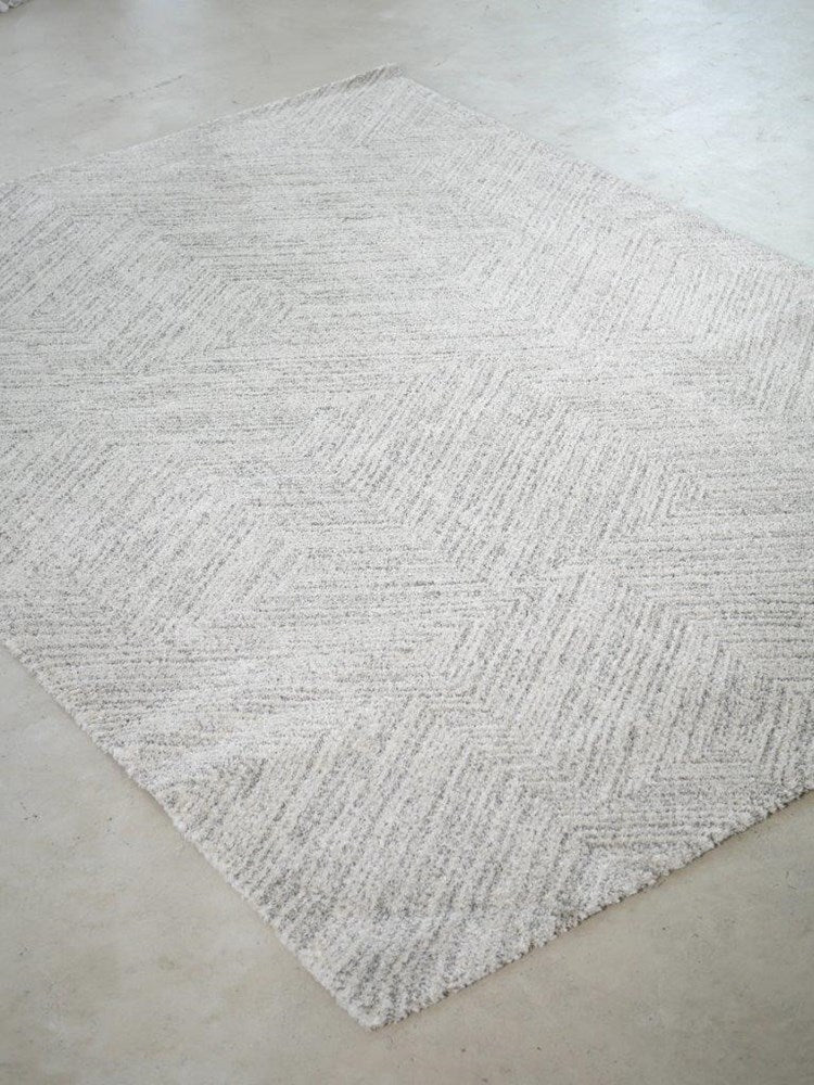 Lido plush pile super soft Silver Floor Rug