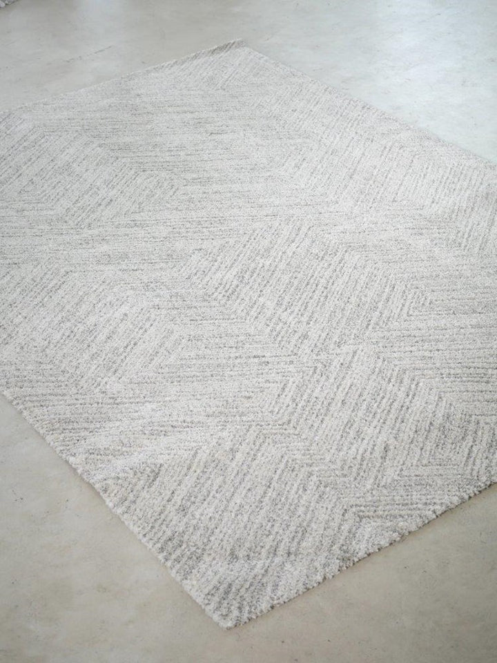 Lido plush pile super soft Silver Floor Rug