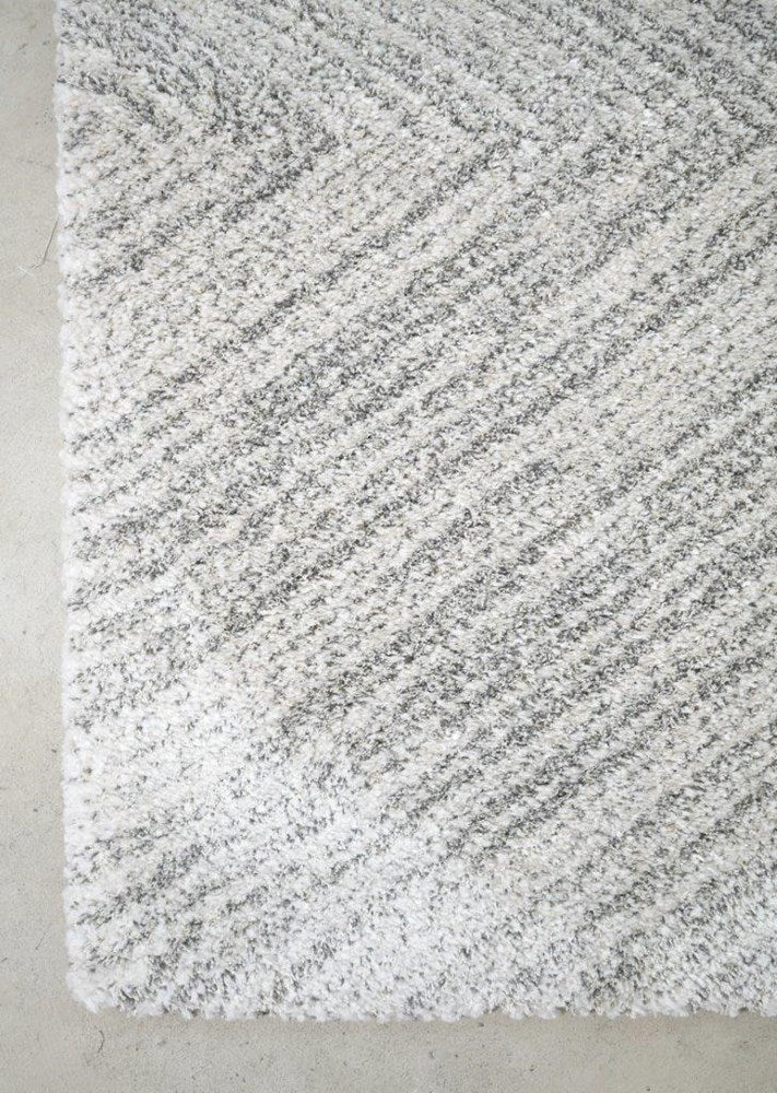 Lido plush pile super soft Silver Floor Rug