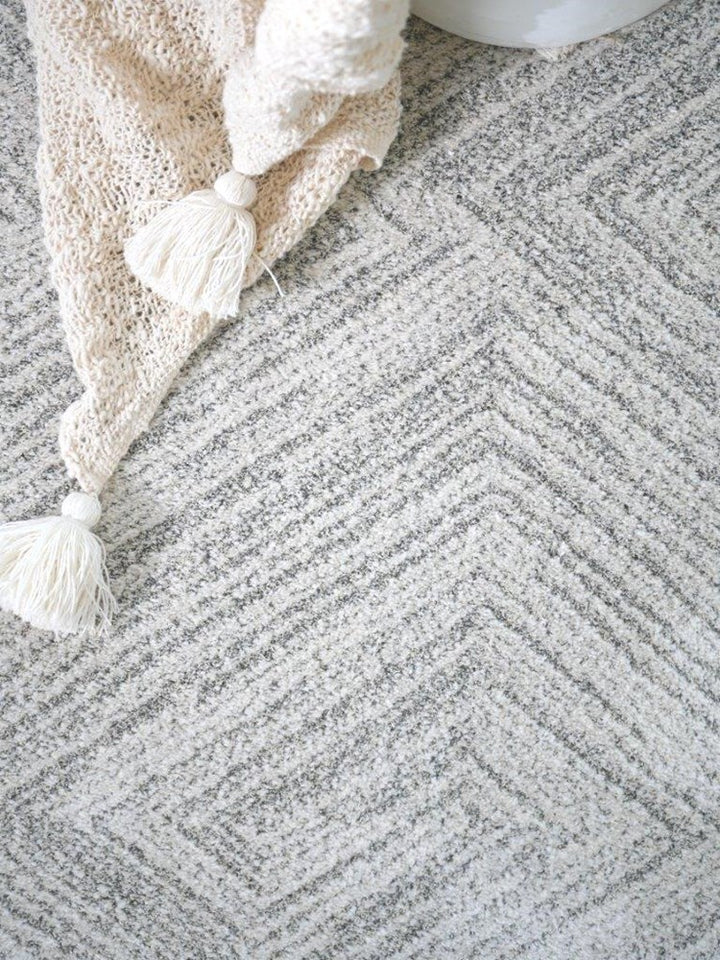 Lido plush pile super soft Silver Floor Rug