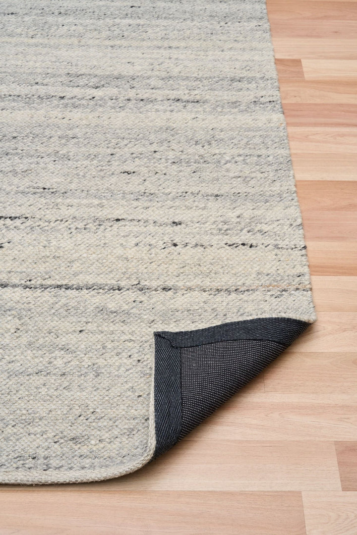 Harmony Grey Hand Woven textured FLOOR RUG