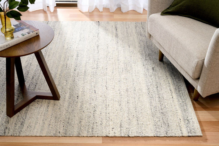 Harmony Grey Hand Woven textured FLOOR RUG