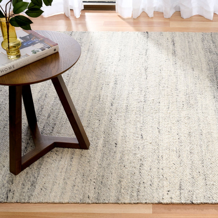 Harmony Grey Hand Woven textured FLOOR RUG