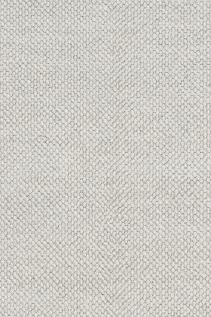 Alma SILVER PURE WOOLhand woven floor rug