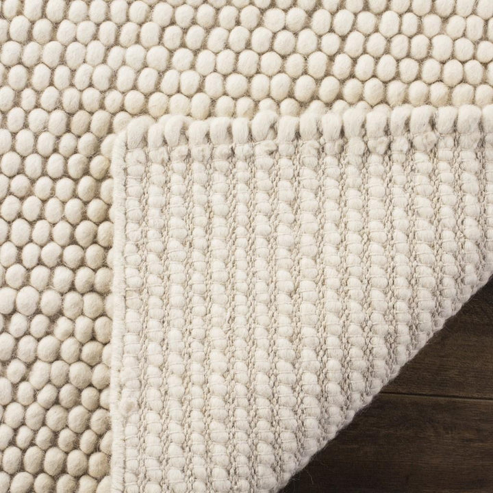 Pebbles White Hand Woven Floor Rug