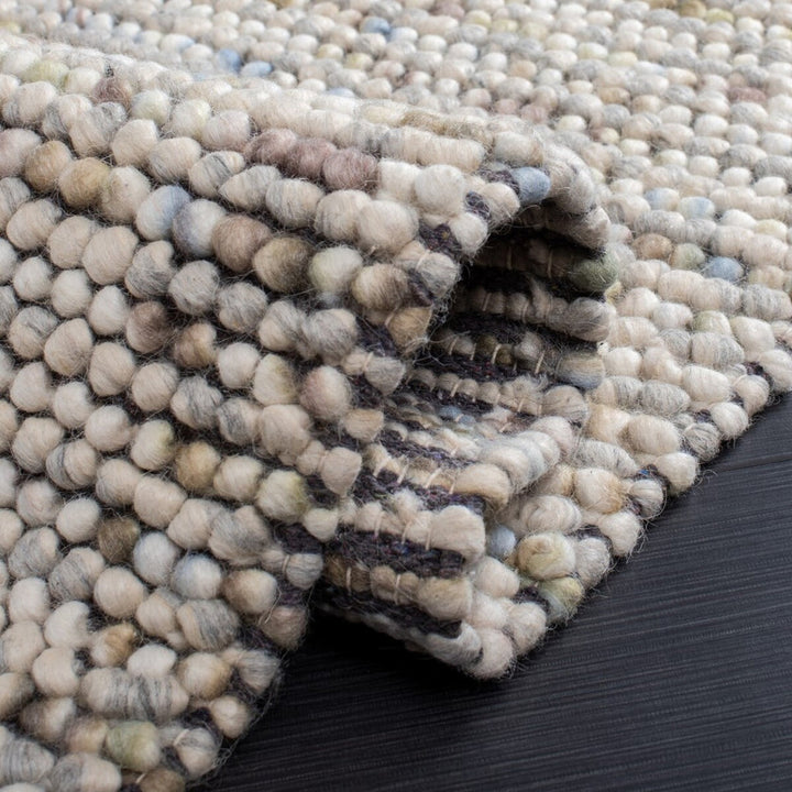 PEBBLES MULTI Ivory Hand Woven Floor Rug