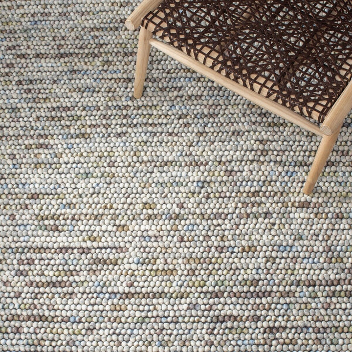 PEBBLES MULTI Ivory Hand Woven Floor Rug