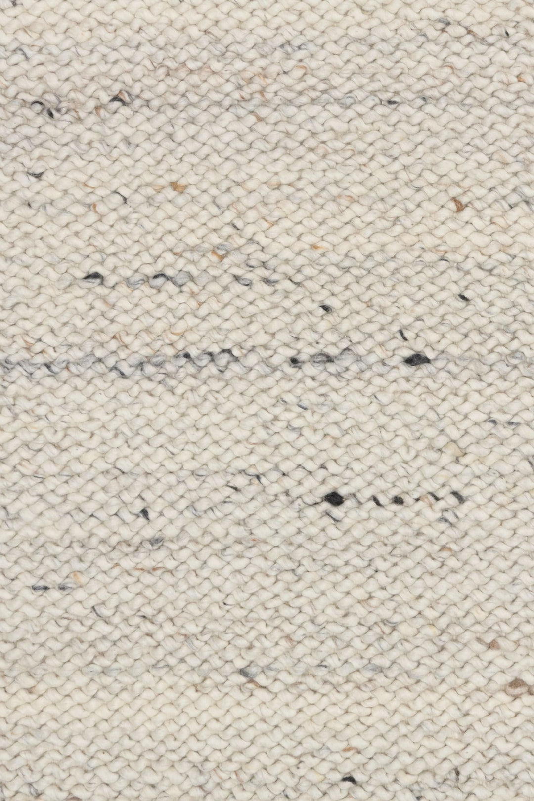 Doha Greyology CROSS Stiches Pure New Zealand Wool Floor Rug