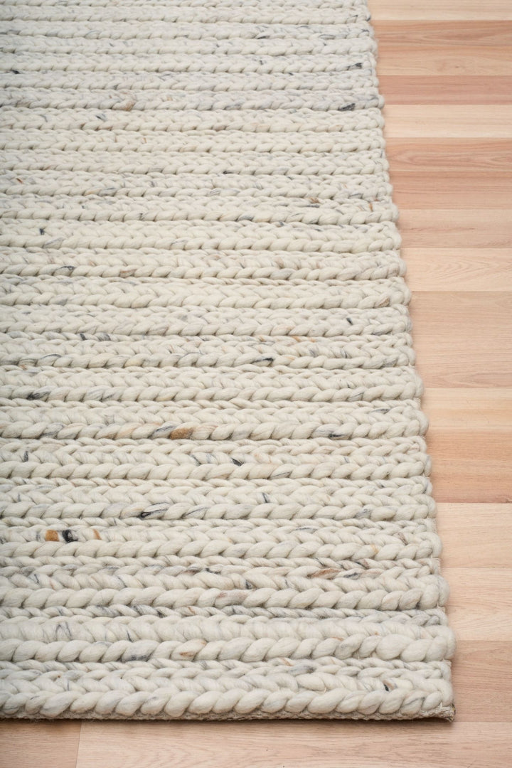 Doha Greyology BRAIRDS Pure New Zealand Wool Floor Rug