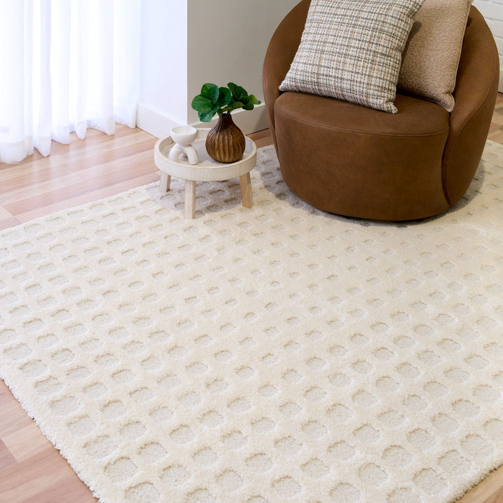 OZLAND DOTS  EASY CARE FLOOR RUG