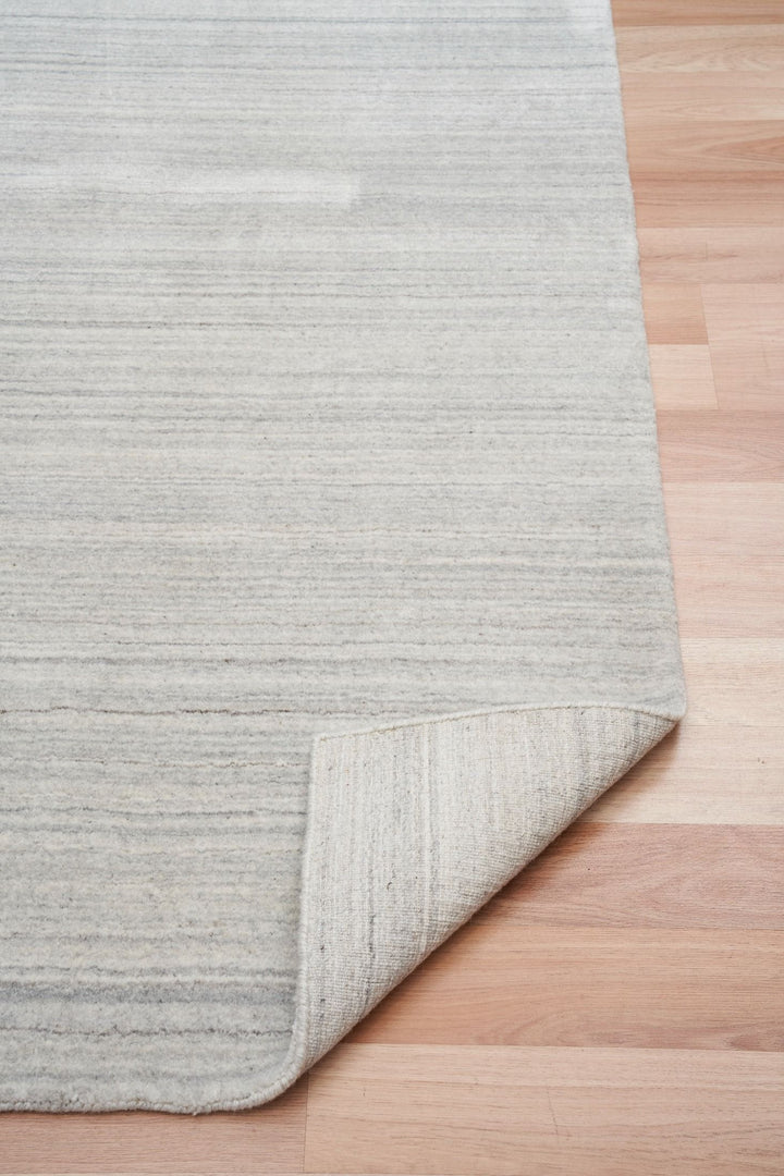 OXFORD LIGHT GREY  HAND WOVEN FLOOR RUG