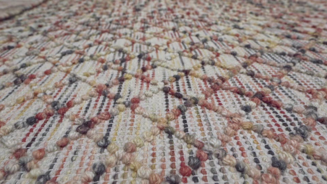 SPIKE MULTI HAND WOVEN WOOL FLOOR RUG