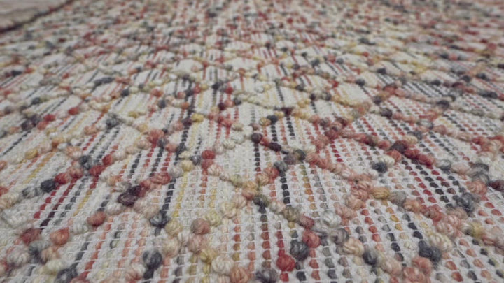 SPIKE MULTI HAND WOVEN WOOL FLOOR RUG