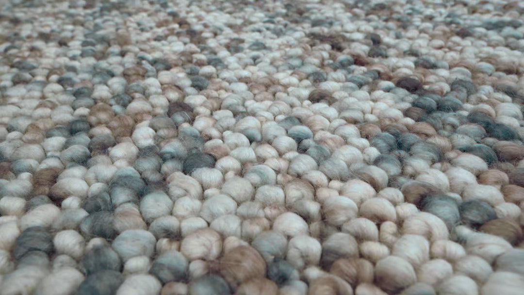 Pebbles  Fish Eye Ocean Hand Woven Floor rug