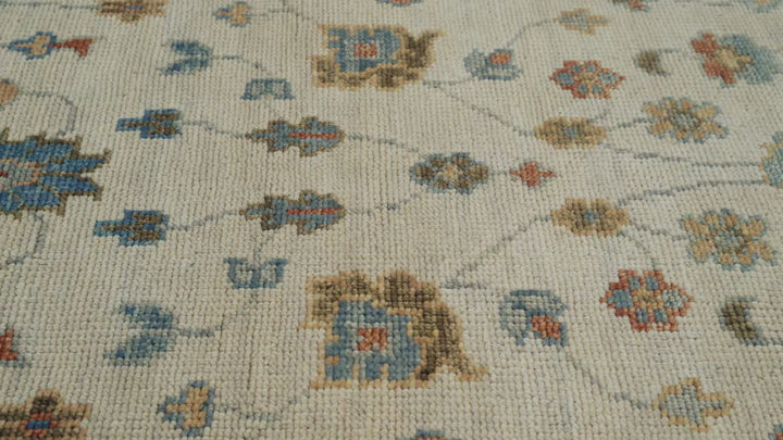 Sana Ivory Pure NZ Wool Blend  Hand Woven FLoor Rug