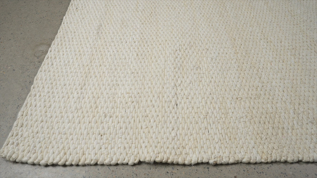 Derby Jute White Rug