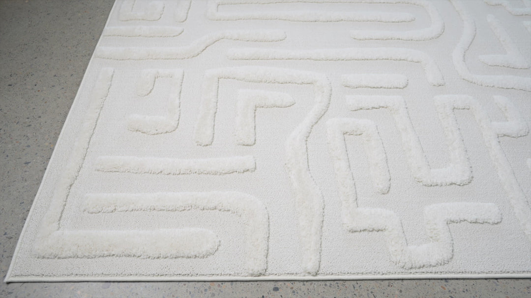 Serenade Arlo White Rug