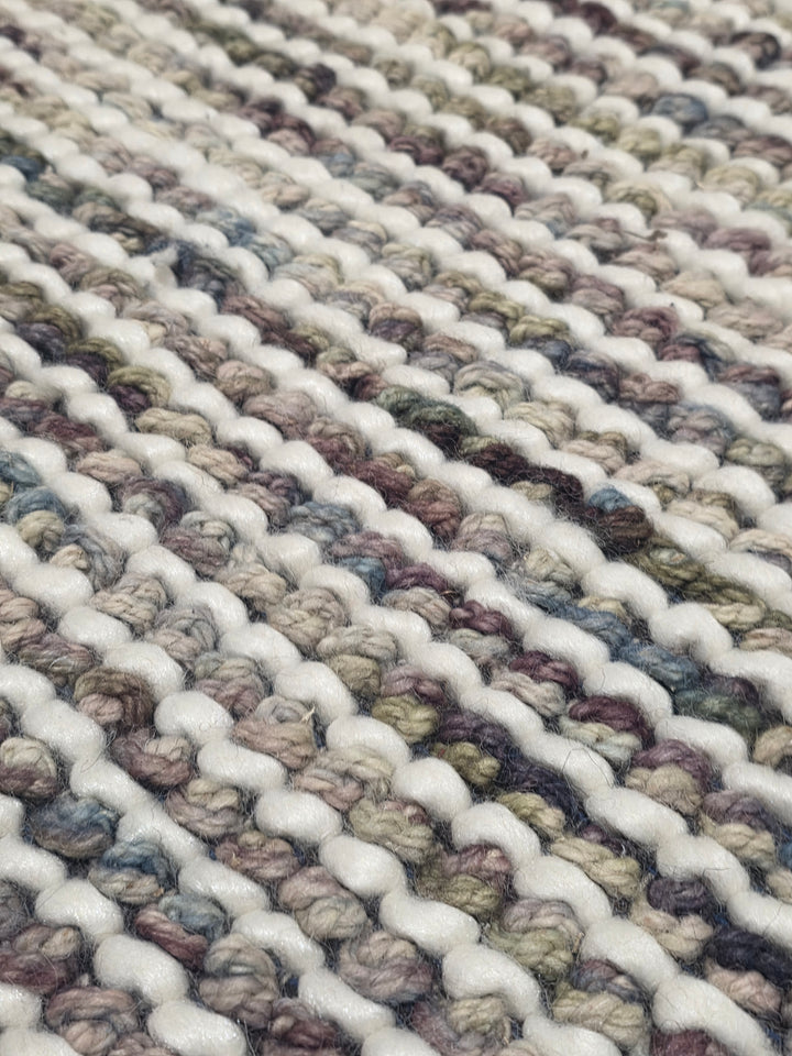 ASHLEY Beige Multi HAND WOVEN  FLOOR RUG