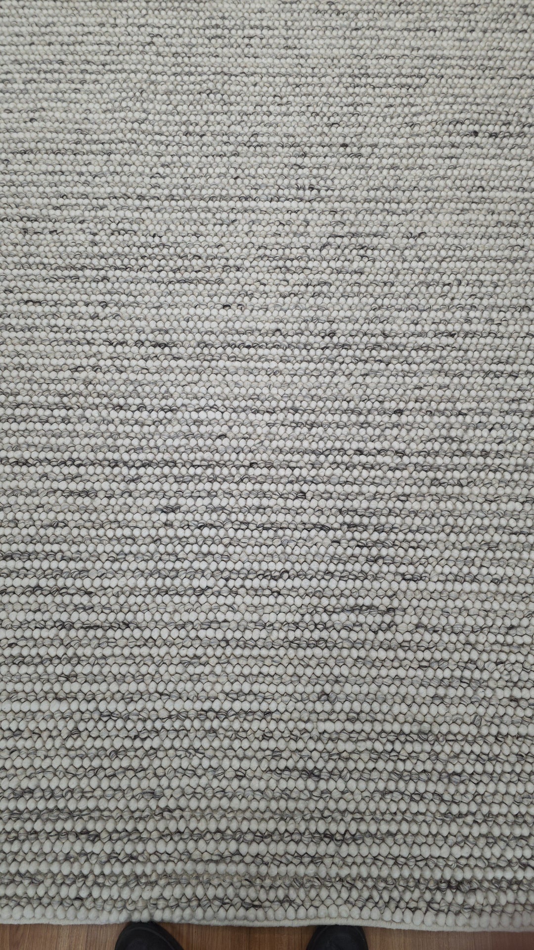 Pebbles Quatrz Pure Wool hand Woven Floor rug