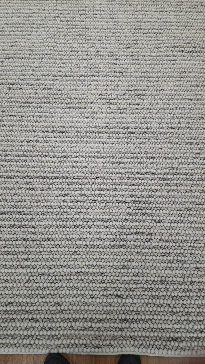 Pebbles Quatrz Pure Wool hand Woven Floor rug