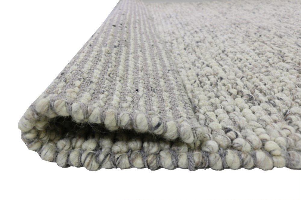 BARCELONA IVORY PURE NZ WOOL HAND WOVEN FLOOR RUG