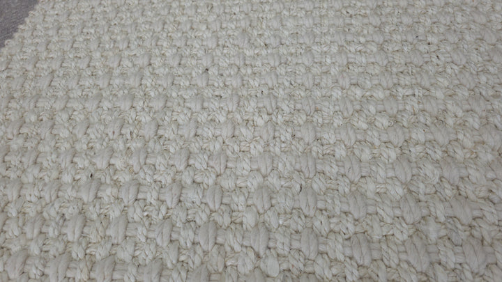 Enova Chunky wool and jute floor rug