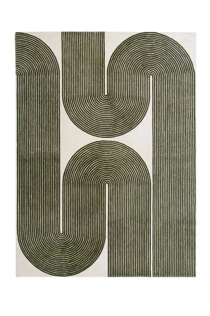 Viper Olive Hand Tufted Pure Wool Floor Rug