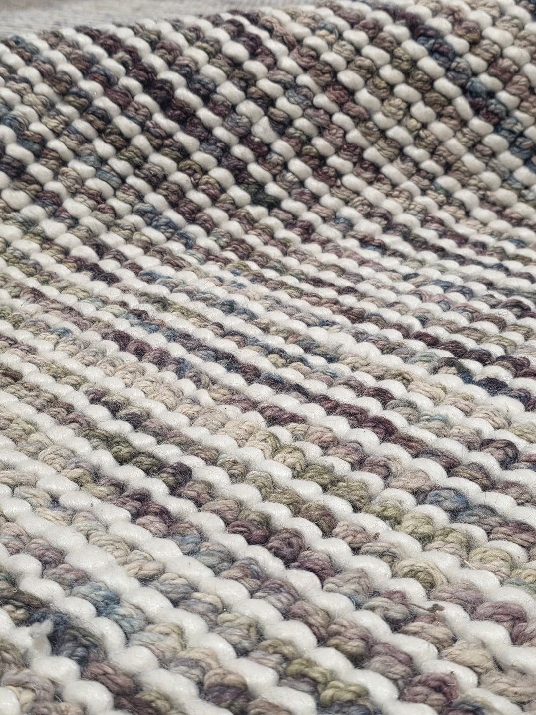 ASHLEY Beige Multi HAND WOVEN  FLOOR RUG