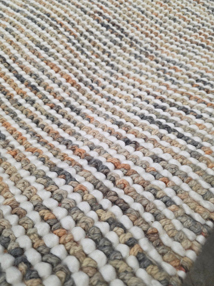 ASHLEY ORANGE Multi HAND WOVEN  FLOOR RUG