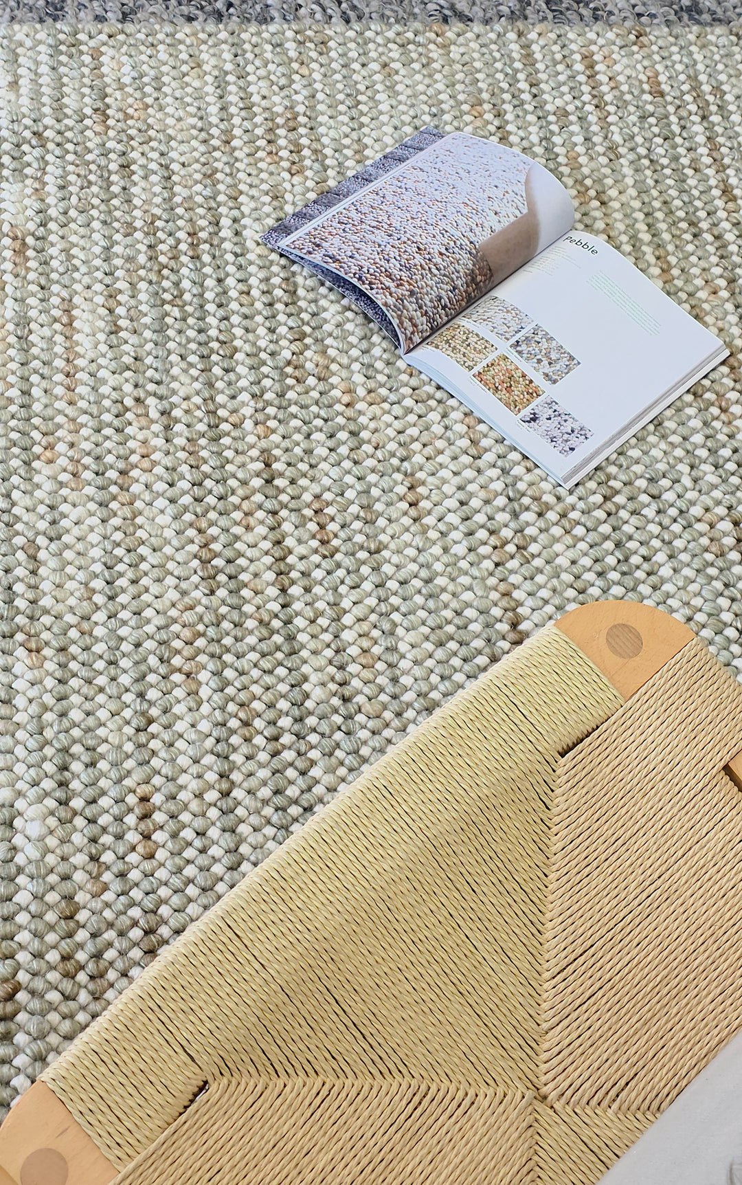 Pebbles Sage Green Rug