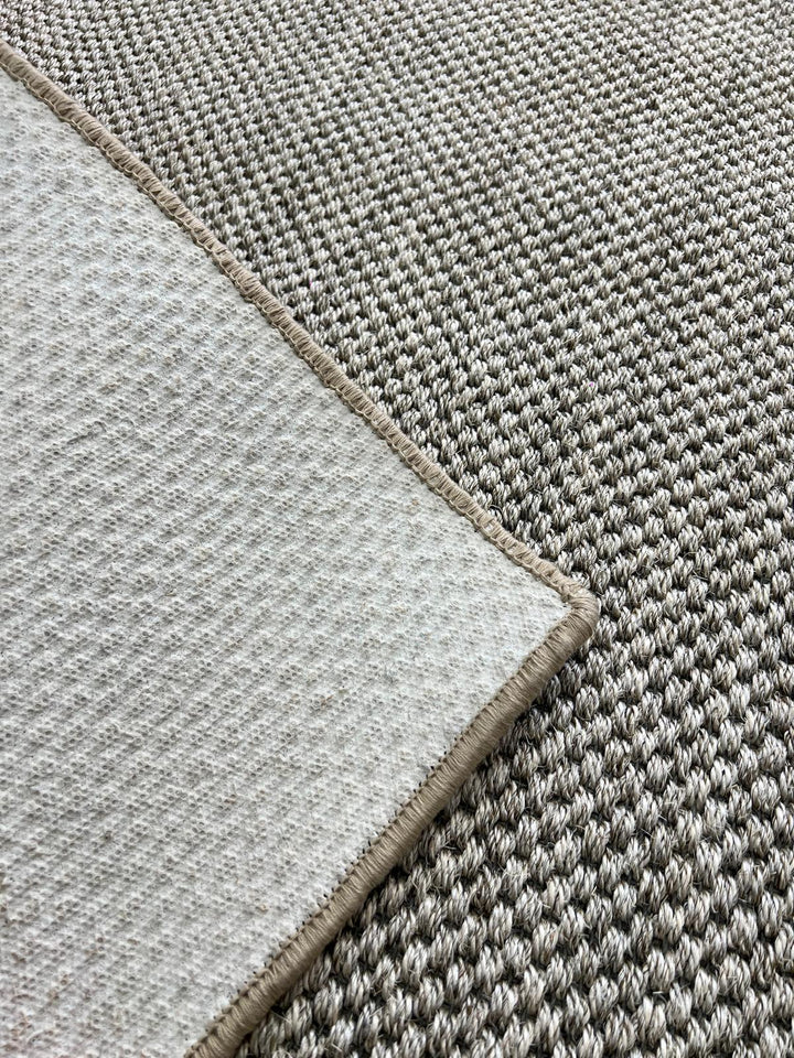 Libby Sisal Oak Floor rug with Rubber Backing