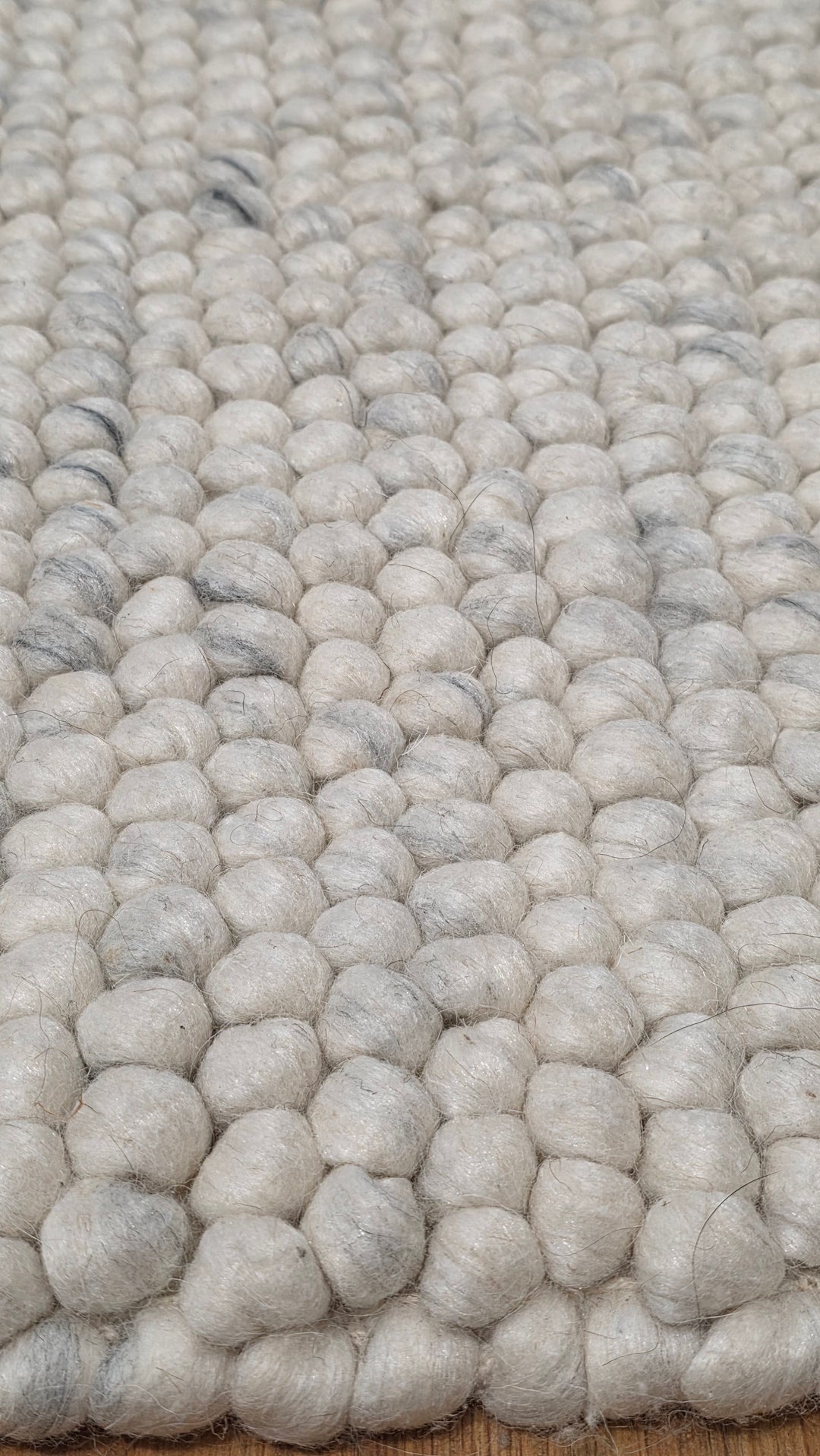 BARCELONA IVORY PURE NZ WOOL HAND WOVEN FLOOR RUG