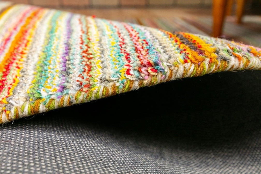 JAZZ MULTICOLOR PURE WOOL HAND MADE FLOOR RUG