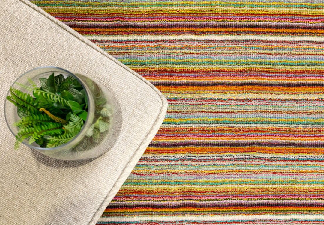 Multicolour Wool Rug JAZZ MULTICOLOR PURE WOOL HAND MADE FLOOR RUG – All Modern Design