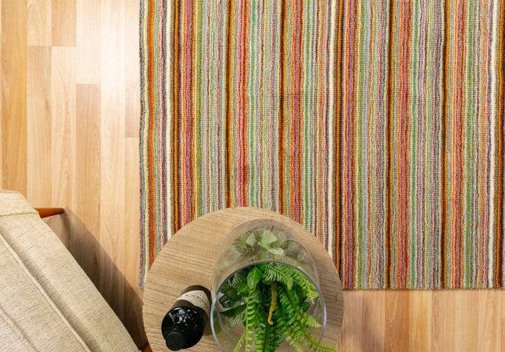 JAZZ MULTICOLOR PURE WOOL HAND MADE FLOOR RUG