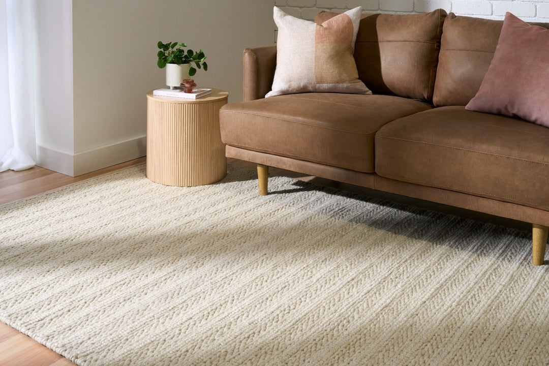 Griffin Cream Hand woven Floor Rug