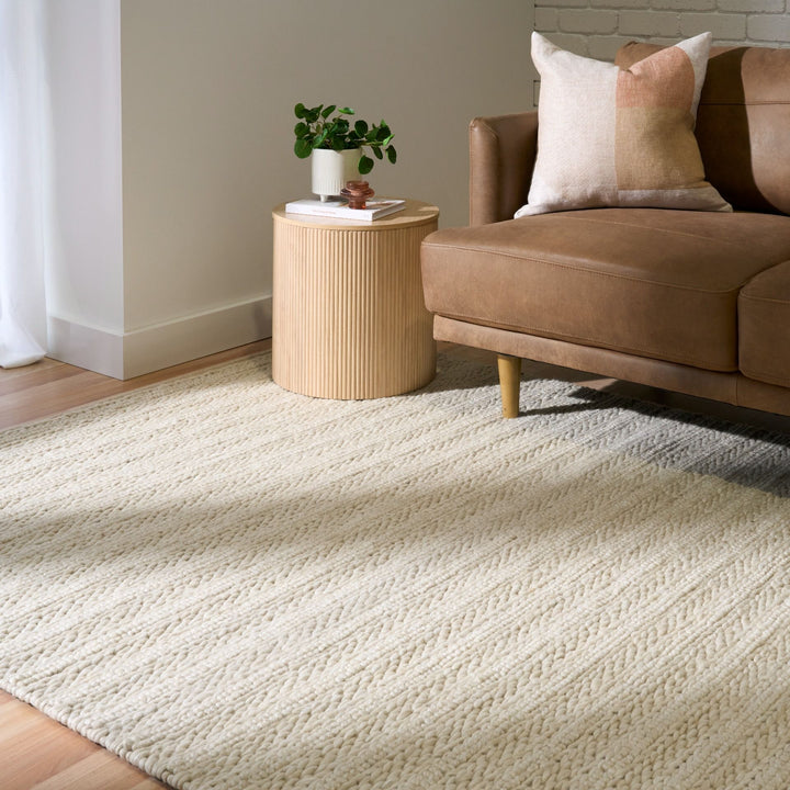 Griffin Cream Hand woven Floor Rug
