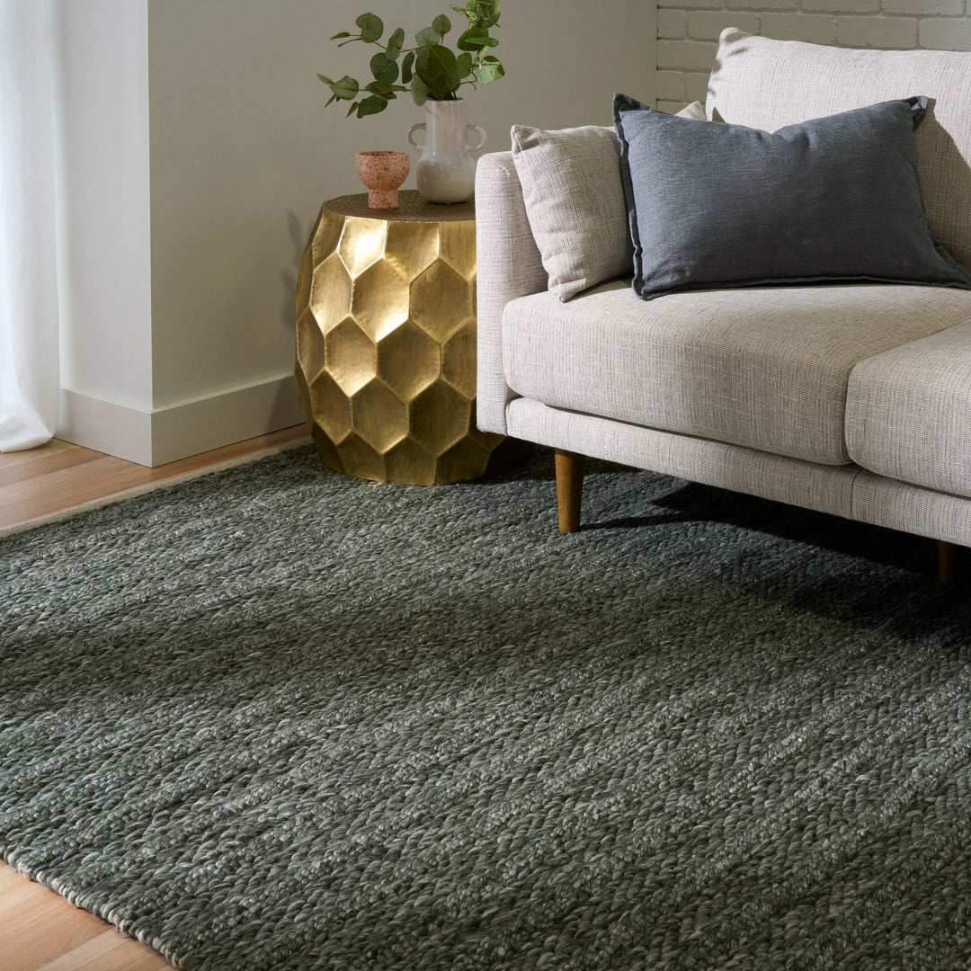 Graven Rugs Griffin Green Hand woven Floor rug – All Modern Design