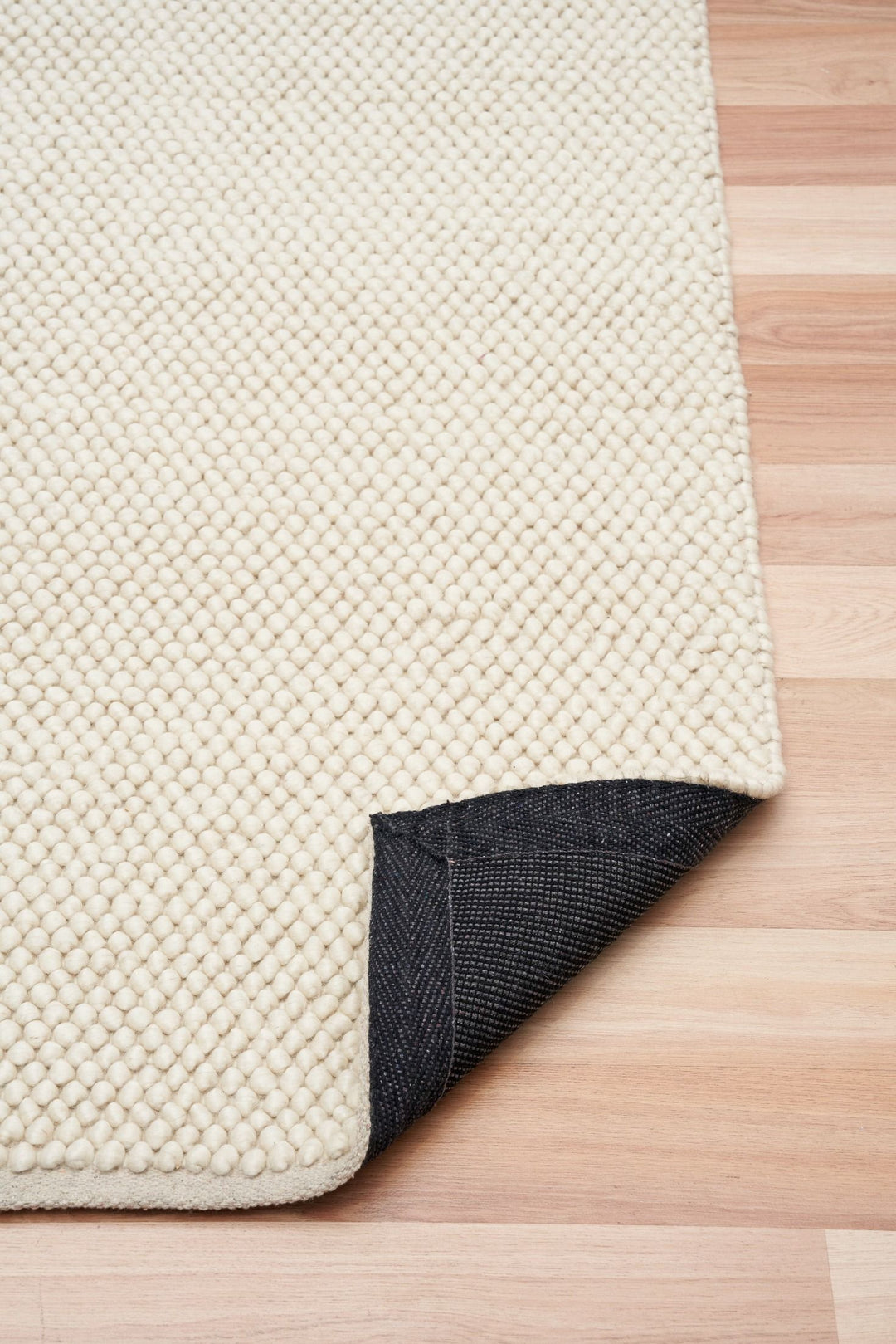 Fame Textured Loop Cream  Floor rug